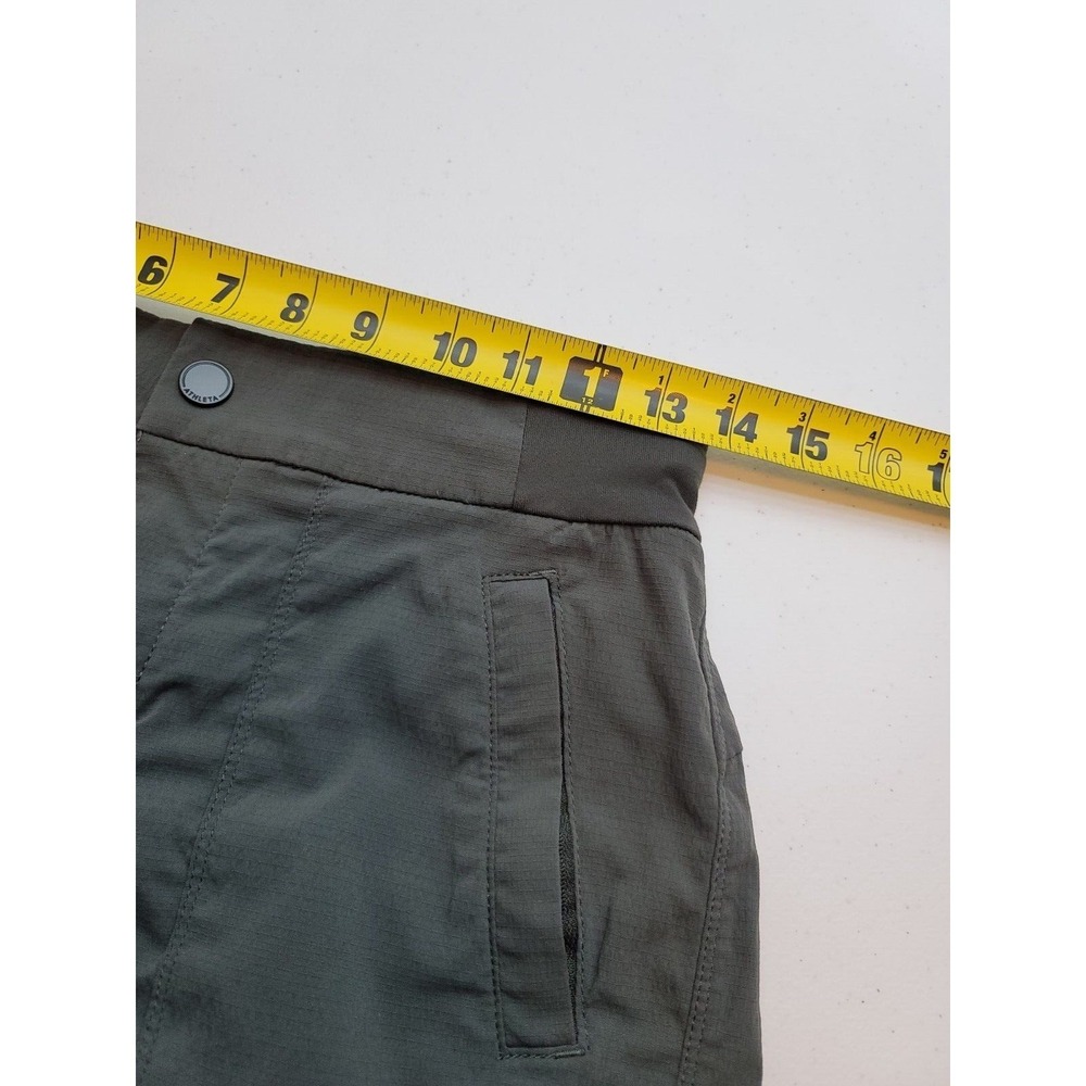 Athleta‎ Trekkie North Shorts Womens O Gray Hiking Travel Ripstop 4 Inch Inseam - Picture 5 of 6